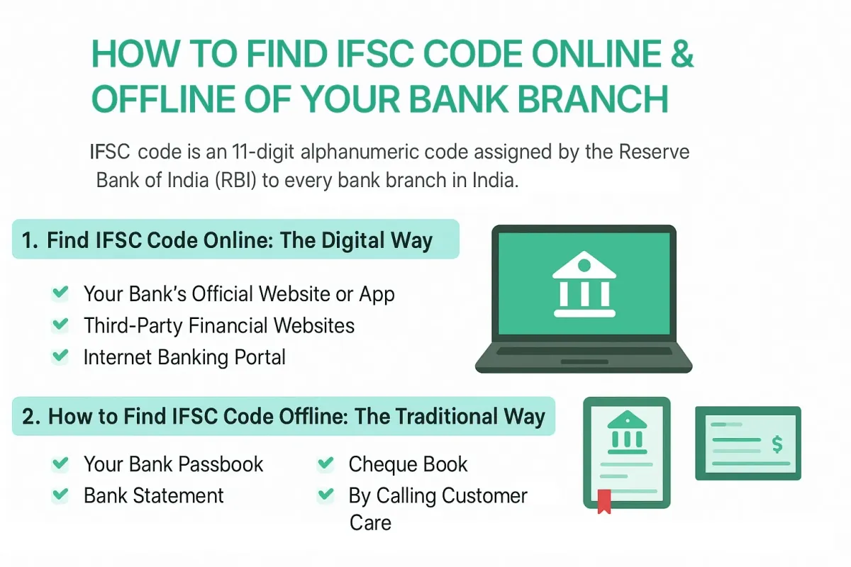 How to Find IFSC Code Online & Offline of Your Bank Branch