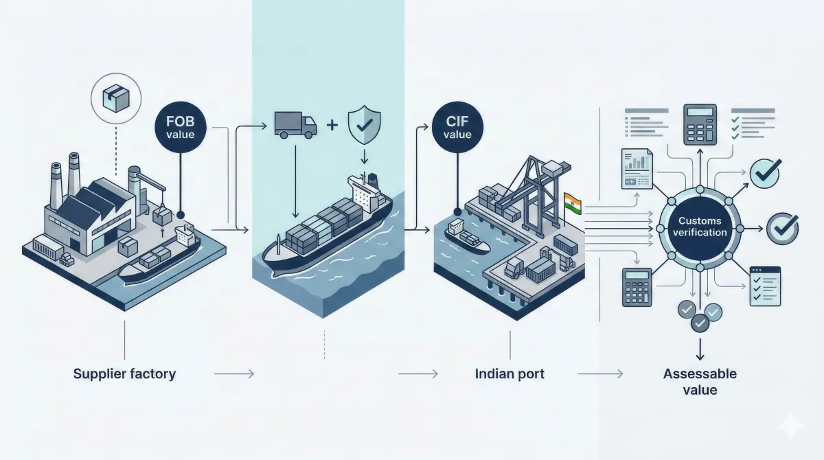 CIF, FOB, and Assessable Value: How Customs Calculates Duty on Imports