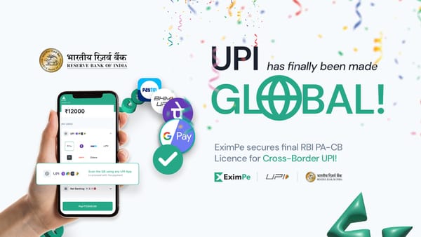 EximPe aims to process $1 billion UPI-led Cross-border transactions by 2028